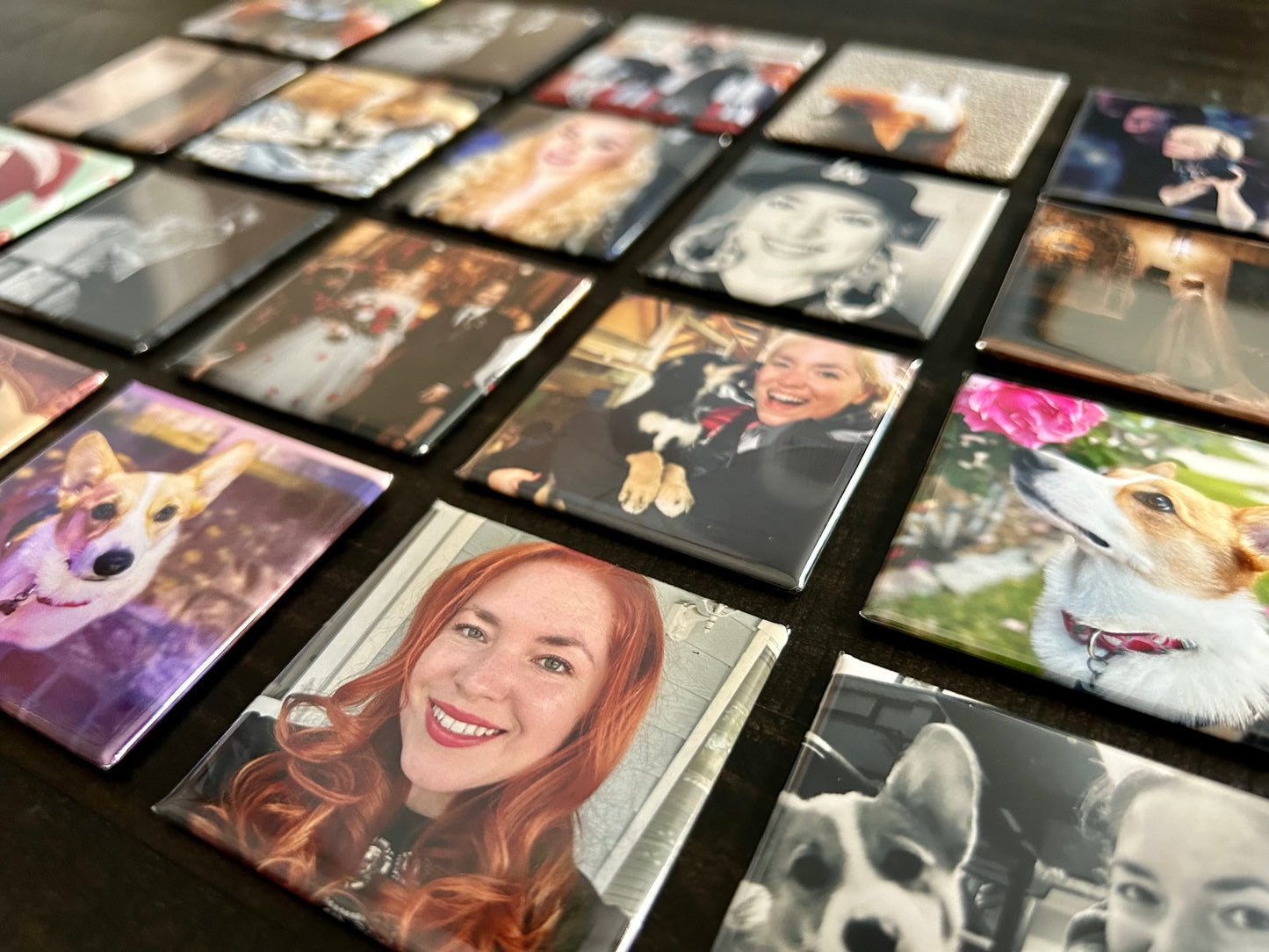 Set of 9 Custom Photo Magnets – Free Shipping